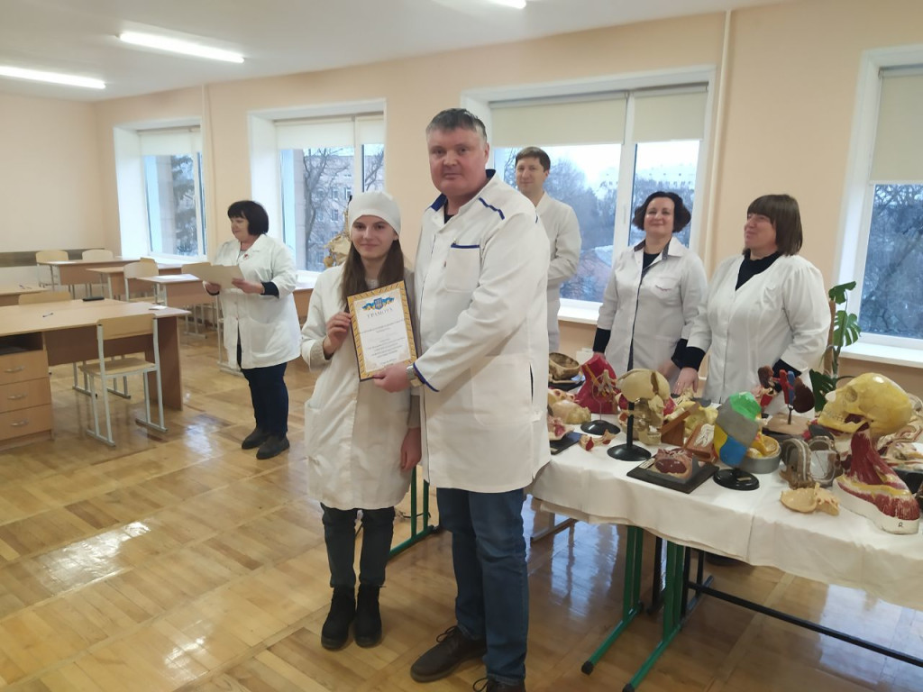 Успішно пройшов I етап Всеукраїнської студентської олімпіади  з ОК «Анатомія людини»