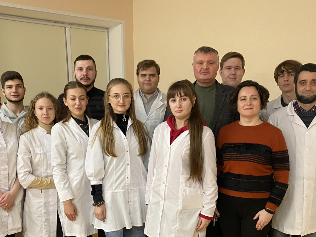 Засідання студентської наукової групи на кафедрі анатомії людини