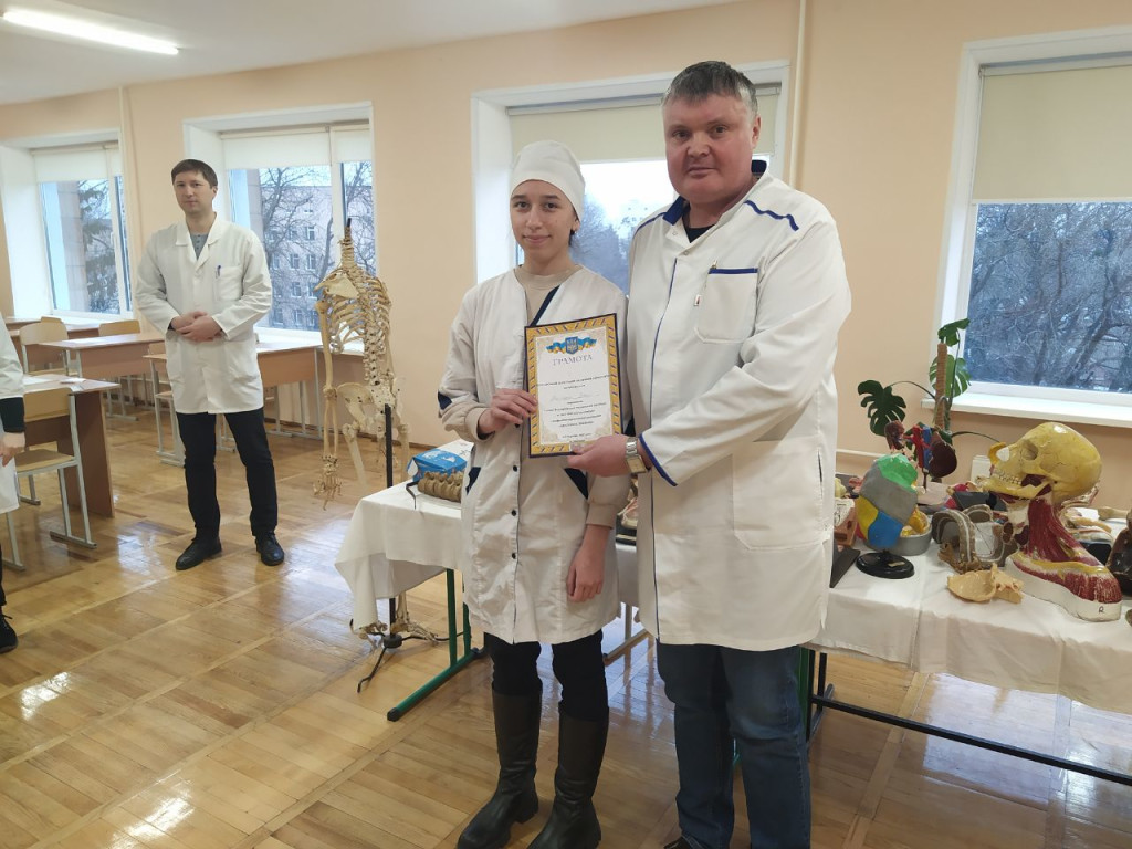 Успішно пройшов I етап Всеукраїнської студентської олімпіади  з ОК «Анатомія людини»