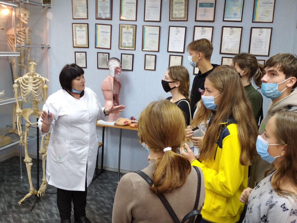 Профорієнтація на кафедрі анатомії людини.