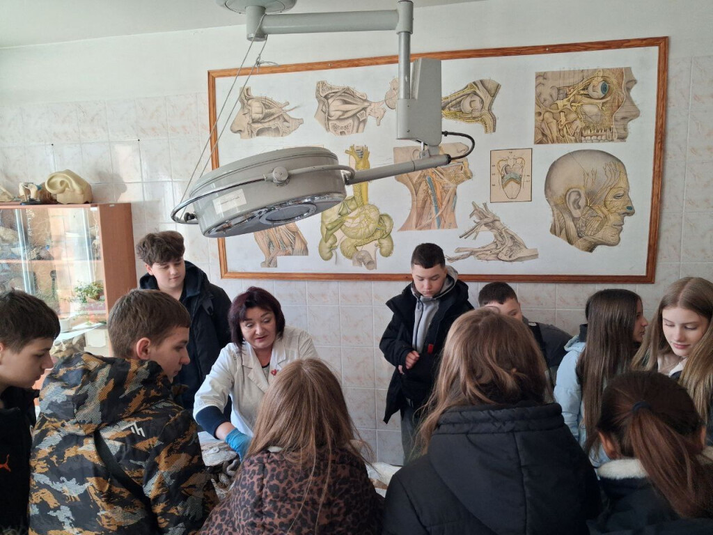 Науково-освітній візит учнів Ліцею №29 до кафедри анатомії людини