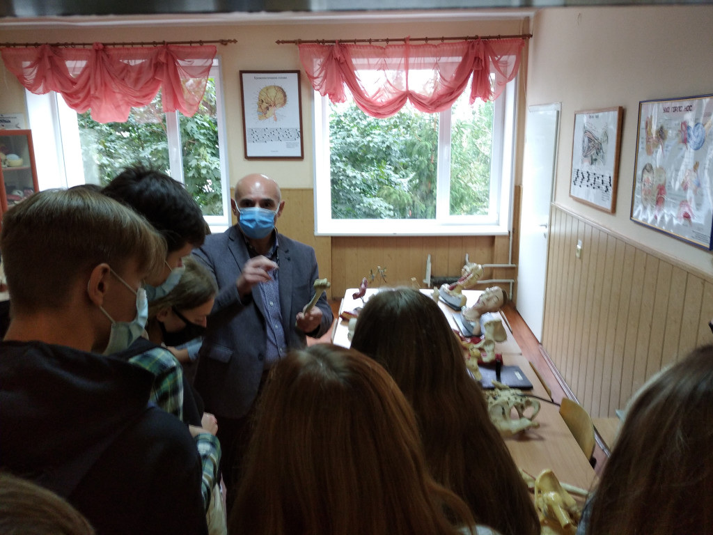 Профорієнтація на кафедрі анатомії людини.