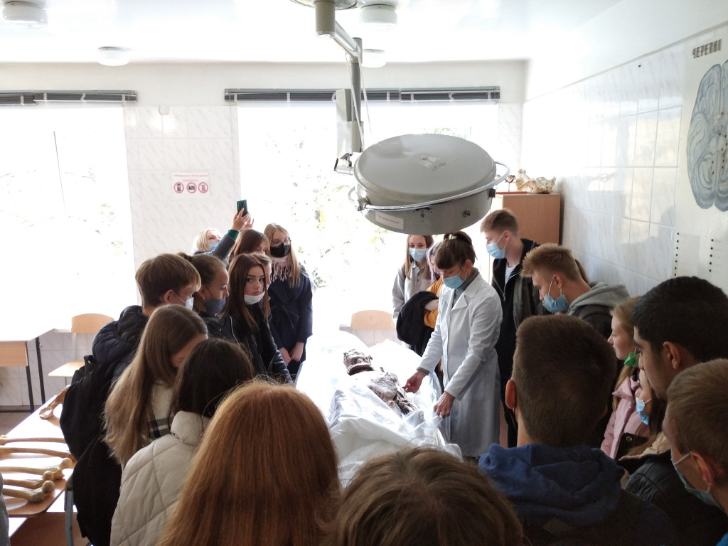 Профорієнтація на кафедрі анатомії людини.