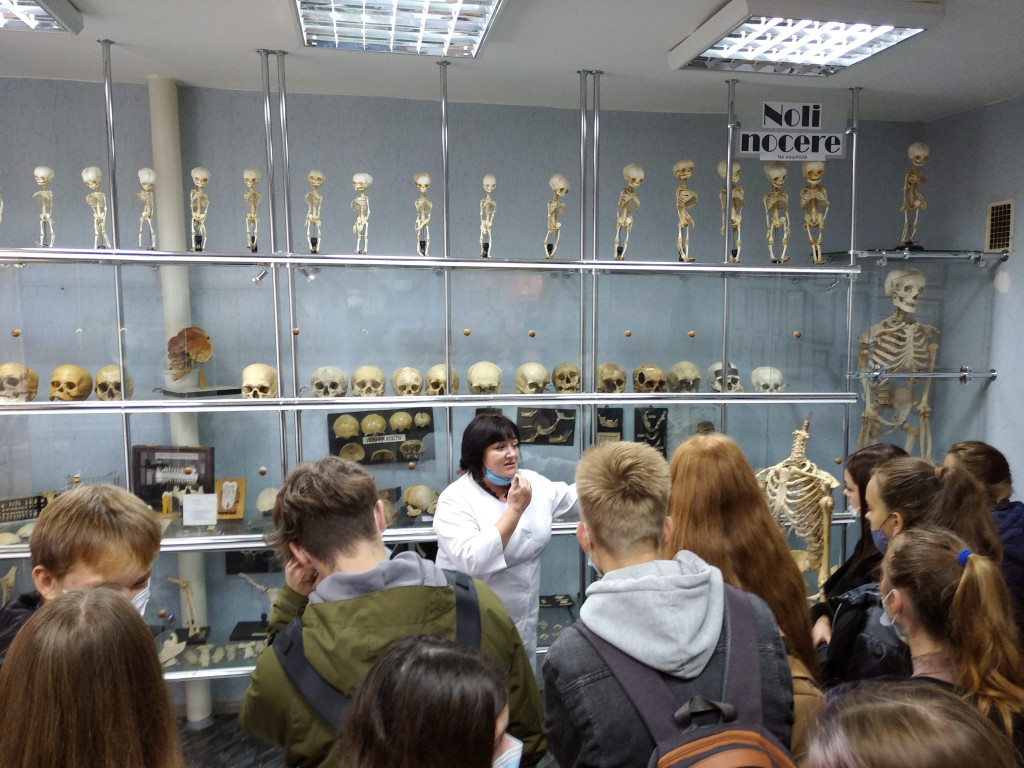 Профорієнтація на кафедрі анатомії людини.