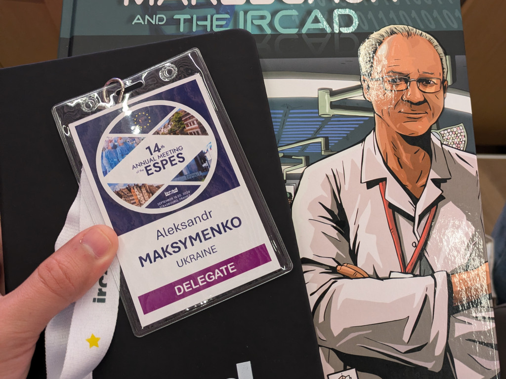 Активна участь аспіранта кафедри анатомії людини Полтавського державного медичного університету в 14-му щорічному конгресі Європейської асоціації дитячих ендоскопічних хірургів