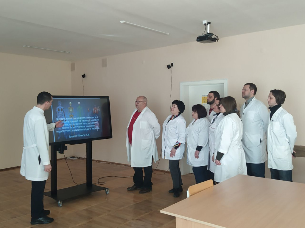Кафедра анатомії ПДМУ провела семінар щодо імерсивних технологій в освіті