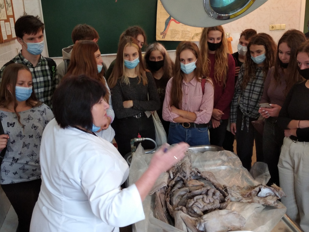 Профорієнтація на кафедрі анатомії людини.