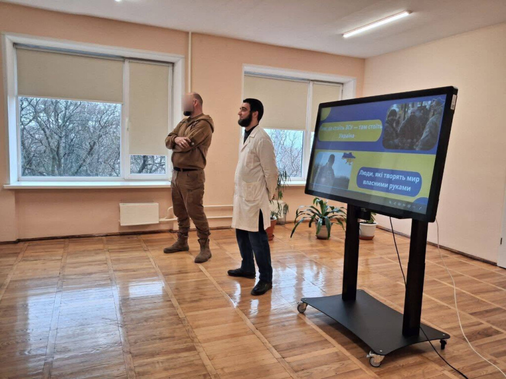 Зустріч зі захисником України на кафедрі анатомії людини