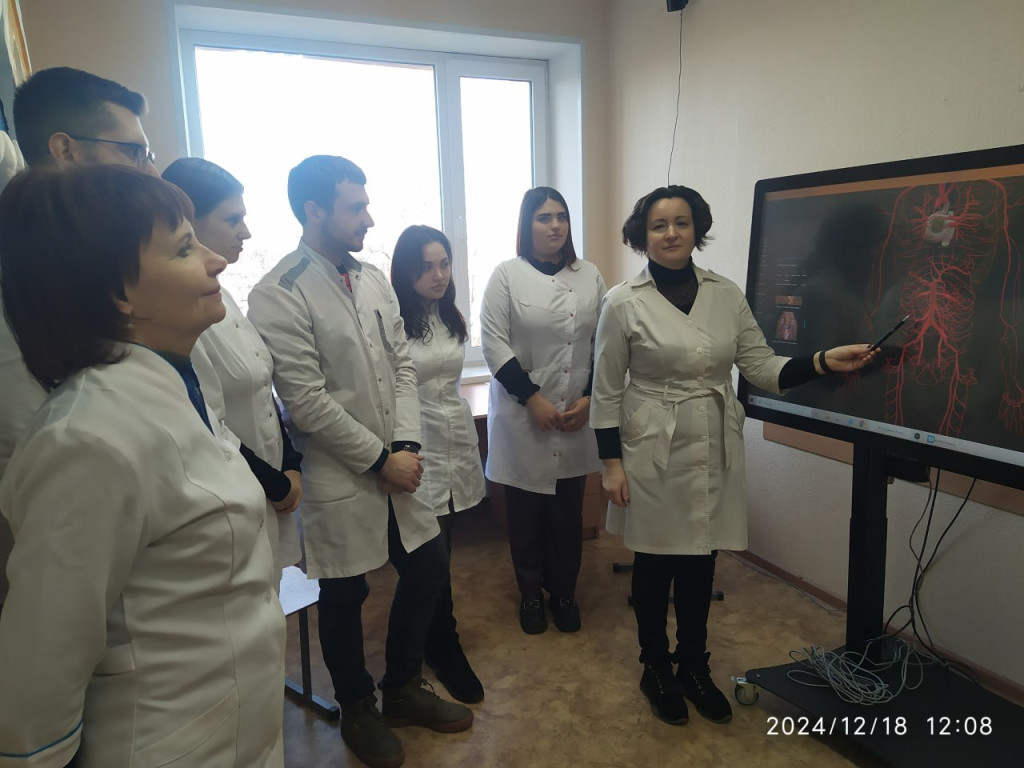 Використання 3D-моделей на занятті з анатомії людини для лікарів-інтернів