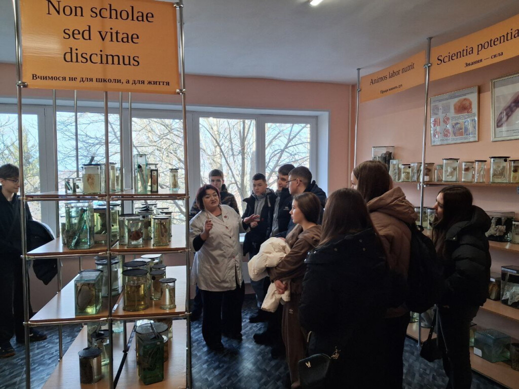 Науково-освітній візит учнів Ліцею №29 до кафедри анатомії людини