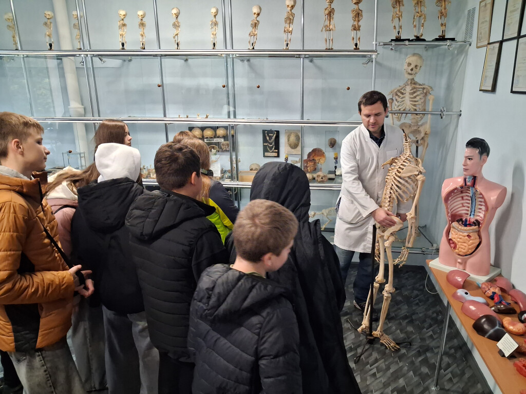 Тиждень профорієнтаційної роботи під час осінніх канікул  на кафедрі анатомії людини.