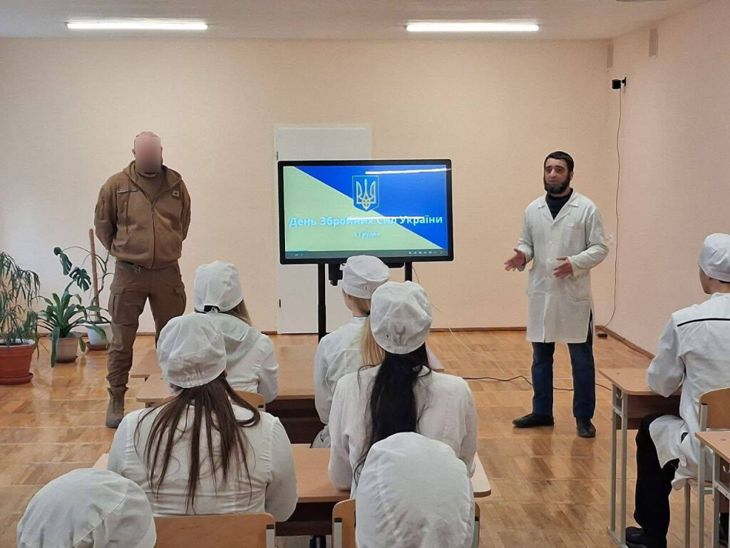 Зустріч зі захисником України на кафедрі анатомії людини