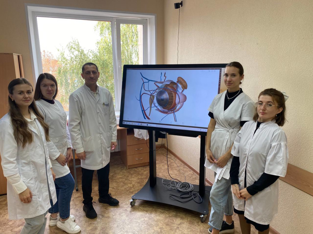 Анатомія та офтальмологія: У ПДМУ відбулося міжкафедральне бінарне заняття