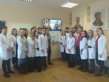 На кафедрі анатомії людини відбувся захід вшанування пам’яті загиблих у афганській війні медичних працівників.